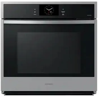 Front view of the Samsung NV51CG600SSR wall oven 