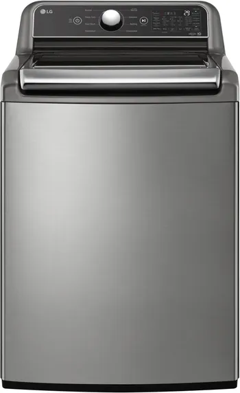 Front view of the LG WT7400CV top load washer 