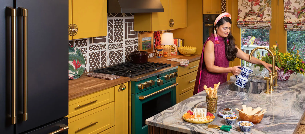 Isabel Ladd in her Cafè kitchen