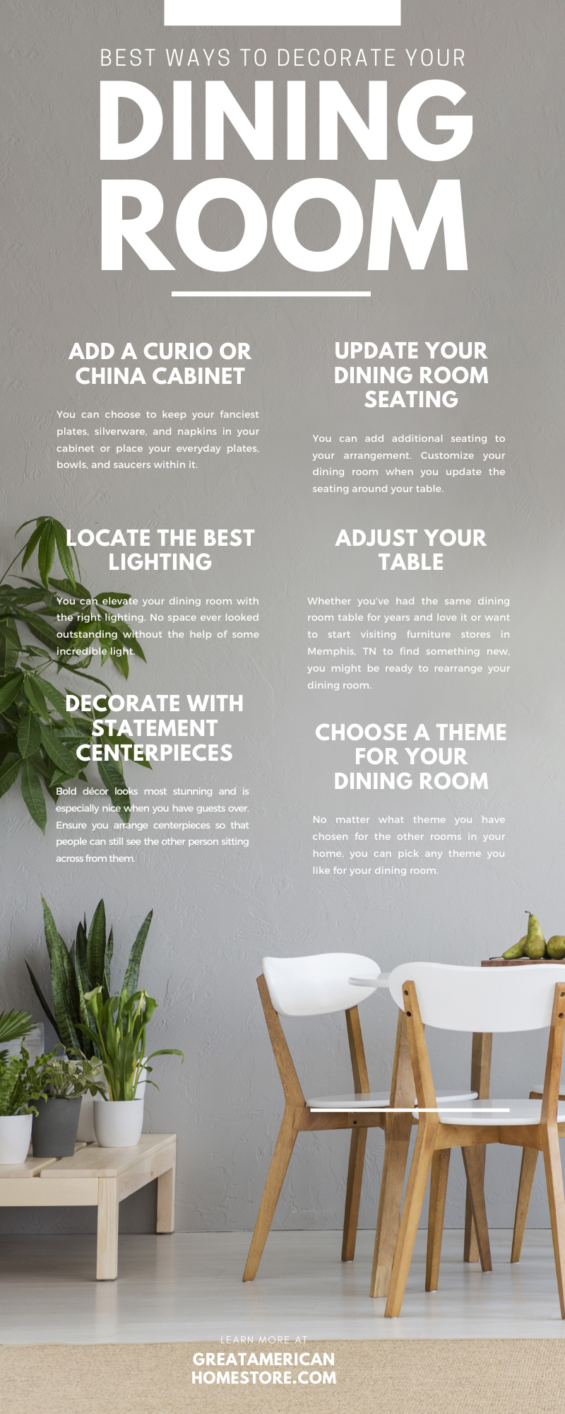 Dining Room Decor Infographic