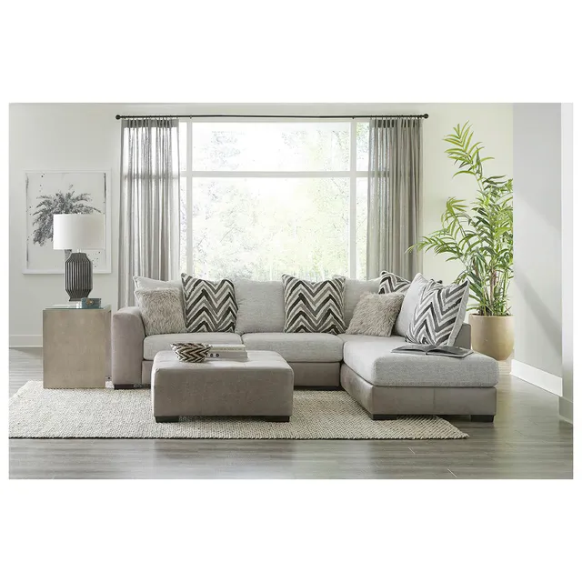 The Albany Industries Zaftig 2-piece L-shaped sectional 