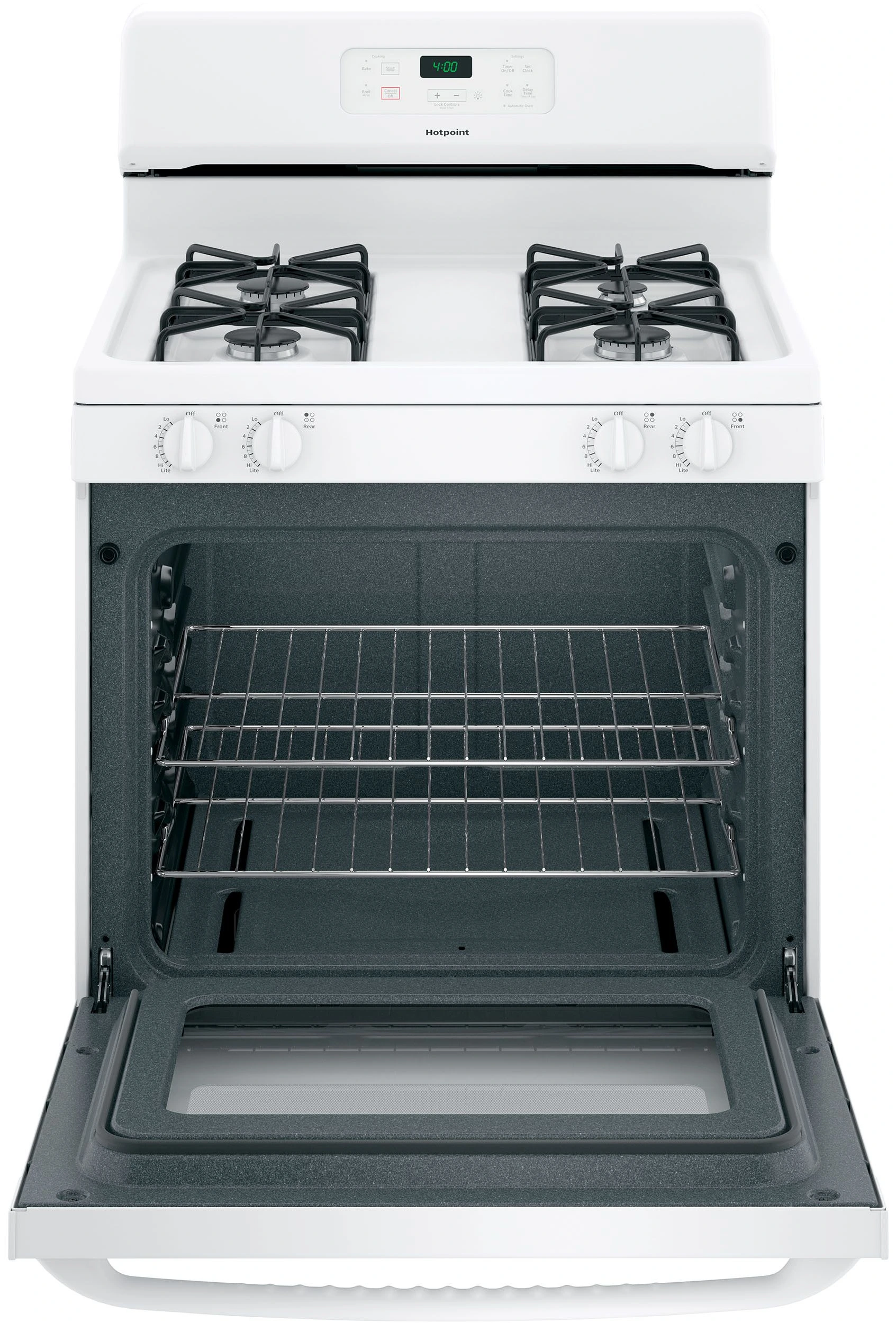 Hotpoint 30in White Free Standing Gas Range
