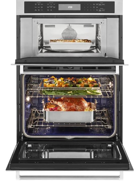 KitchenAid 30in Electric Built In Oven & Microwave