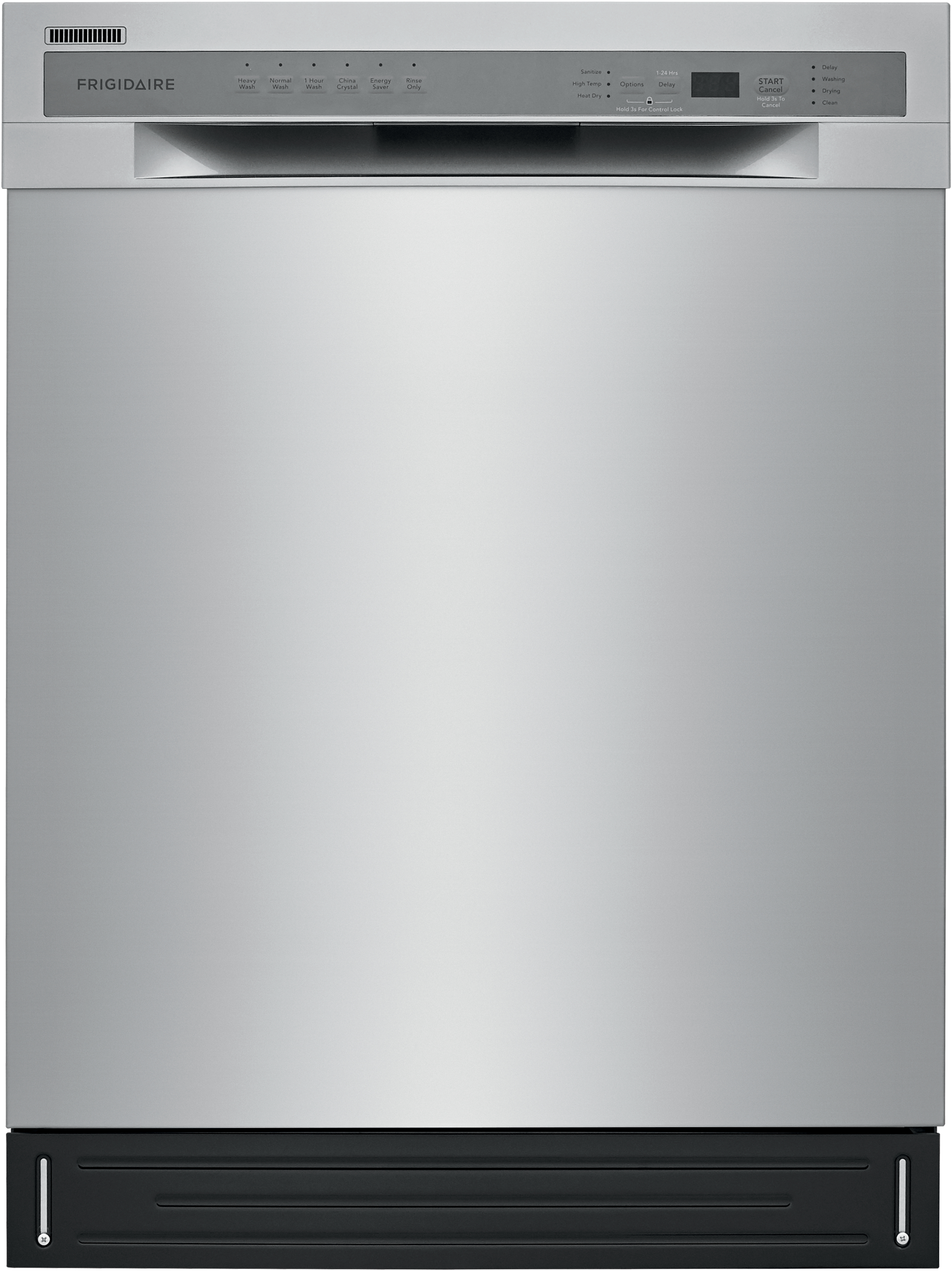 stainless steel dishwashers with digital front control panel