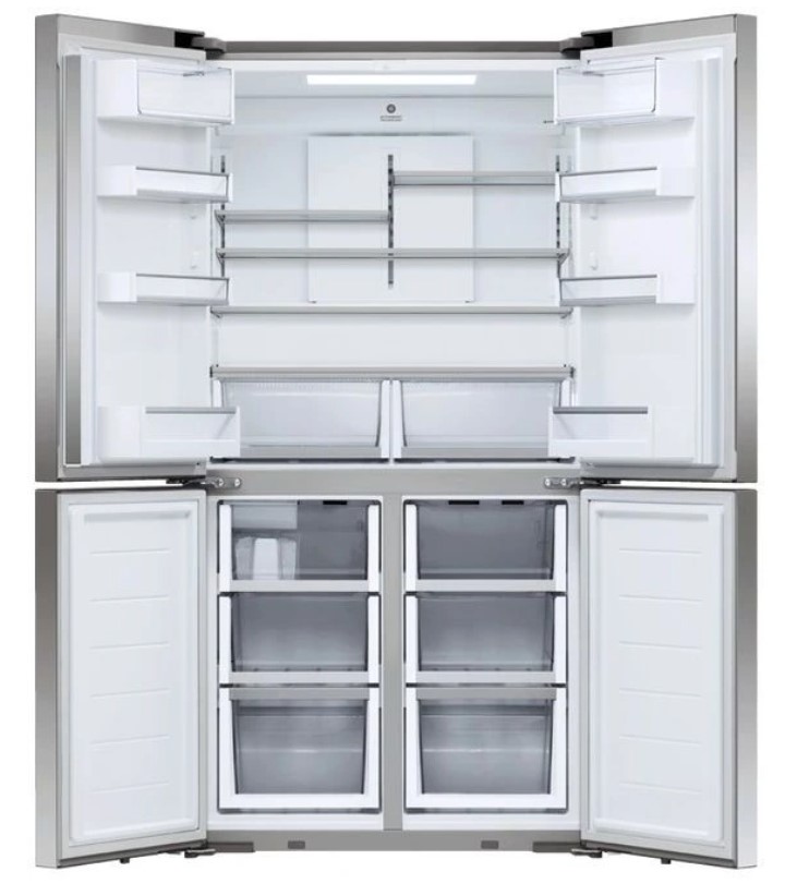 4 Door Refrigerator Model with Open Doors
