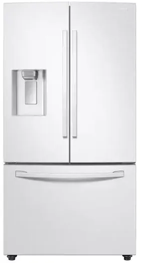 white samsung counter depth fridge
