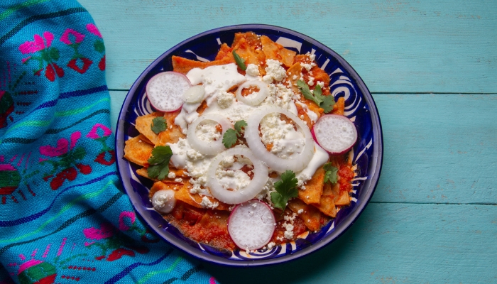 Mexican chilaquiles
