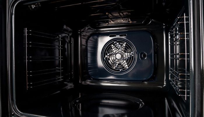 inside view of a convection oven