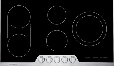 Frigidaire professional black cooktop