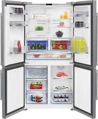 open Beko 4-door refrigerator