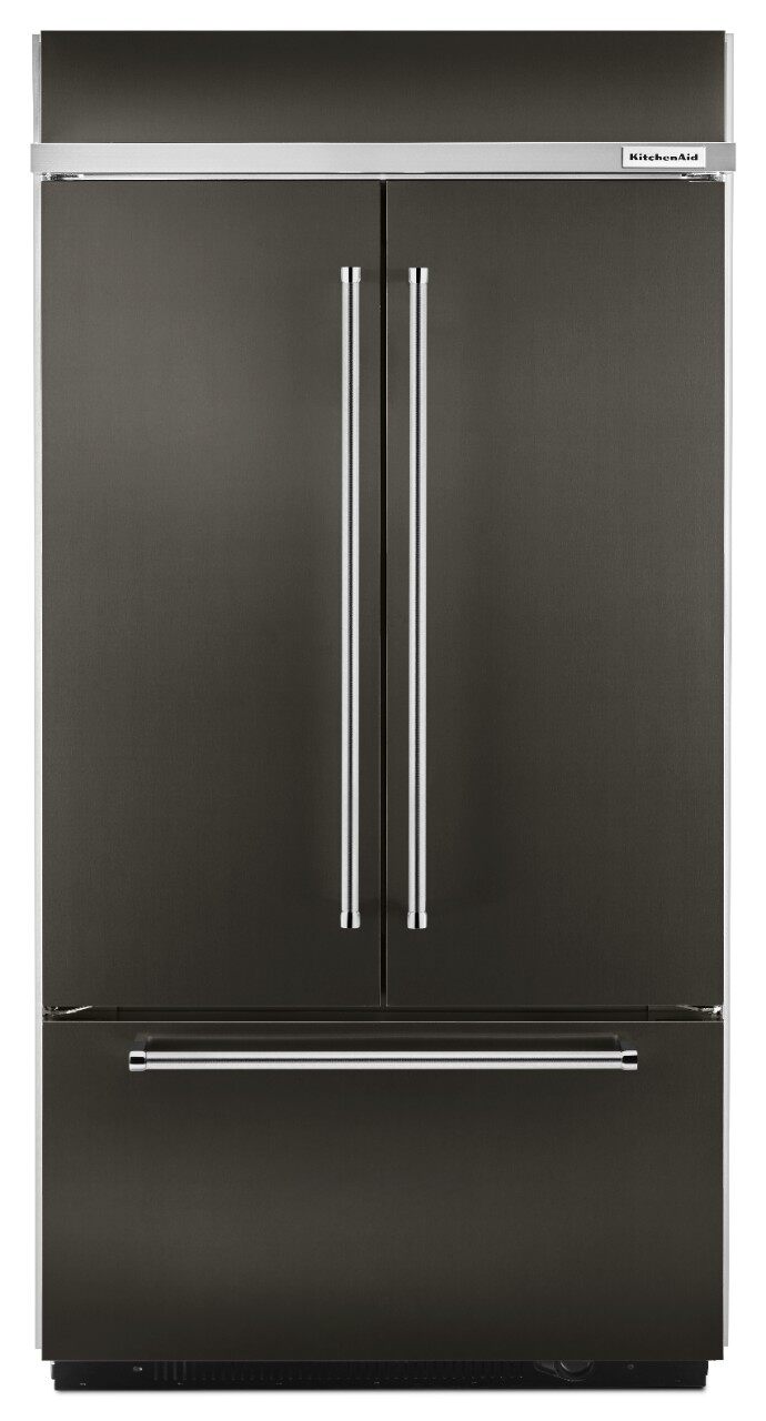 black stainless steel french door refrigerator