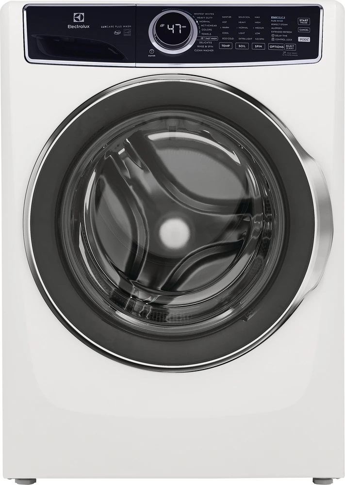 Front view of Electrolux ELFW7537AW front load washer 