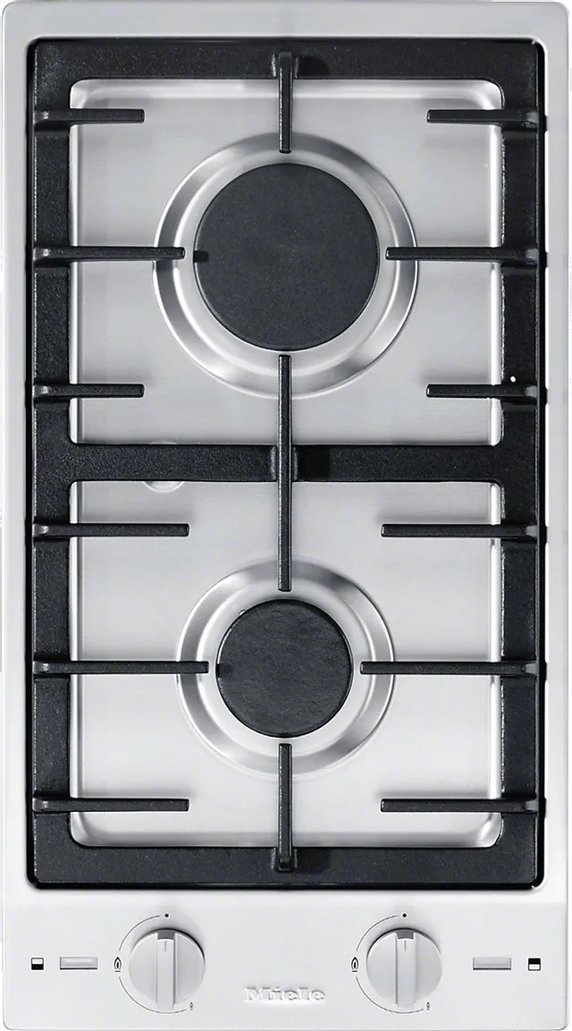 Miele CombiSet 11.31” Stainless Steel Double Gas Cooktop
