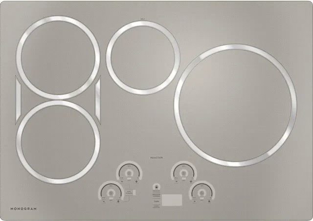 Monogram 30” Silver Induction Cooktop