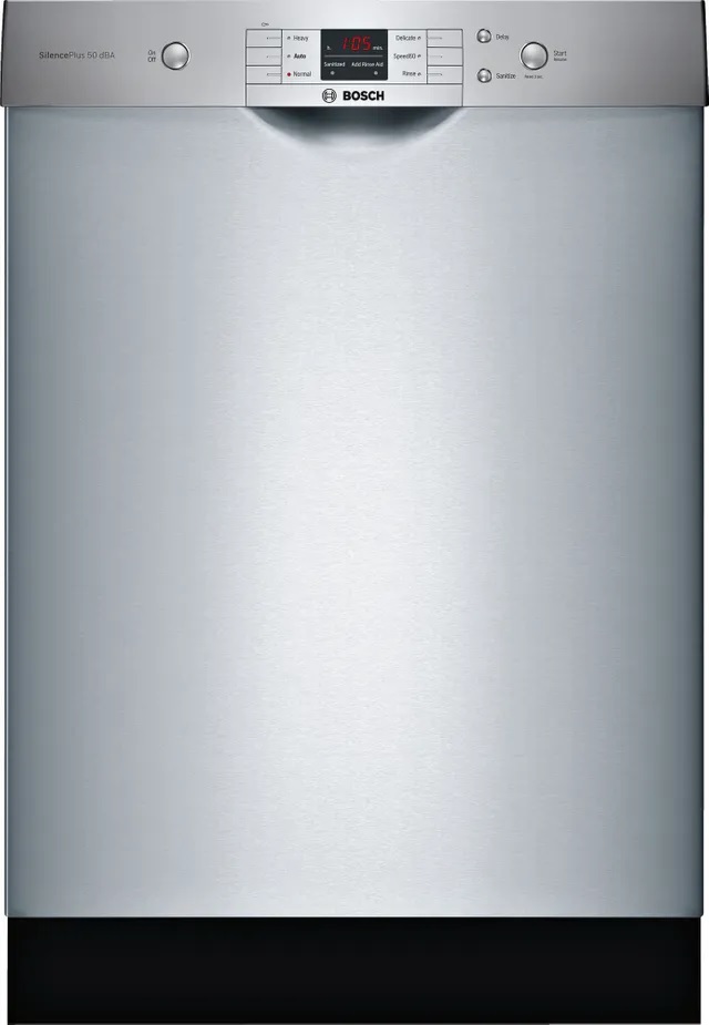 Bosch 100 Series 24 Inch Built In Dishwasher