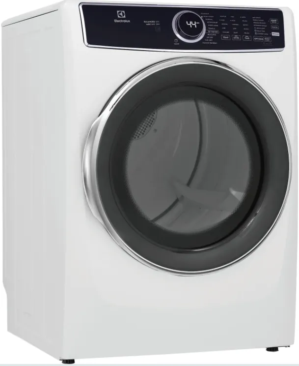 Front view of Electrolux electric dryer 