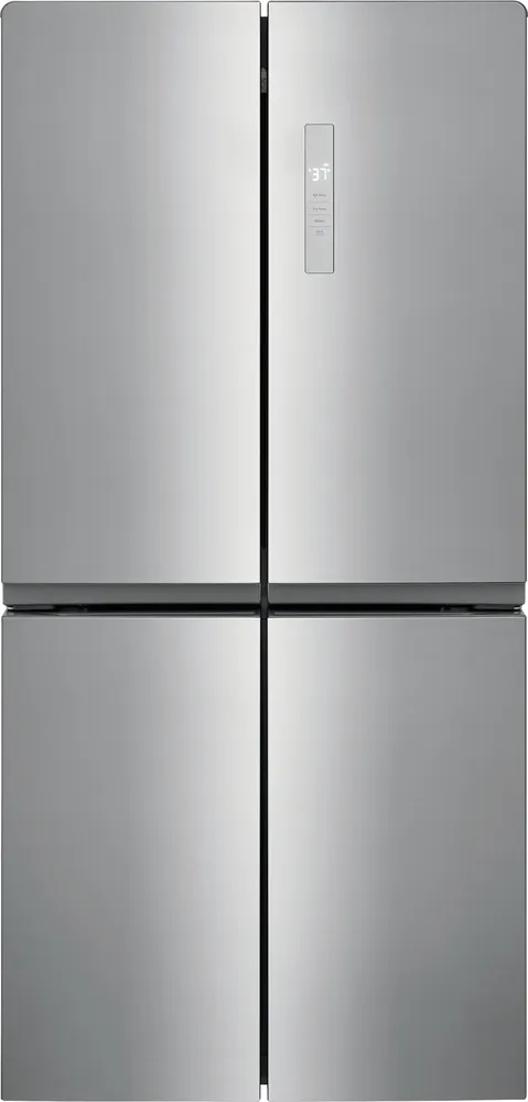 Front view of Frigidaire FRQG1721AV 4-door French door refrigerator 