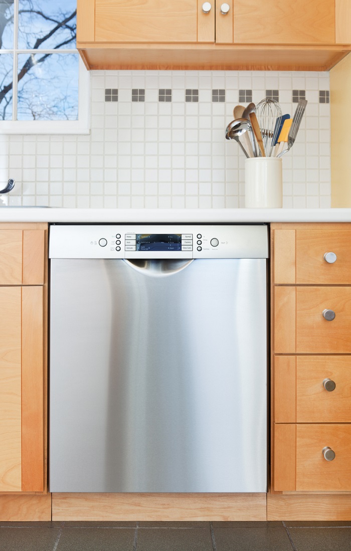 countertop stainless steel dishwasher