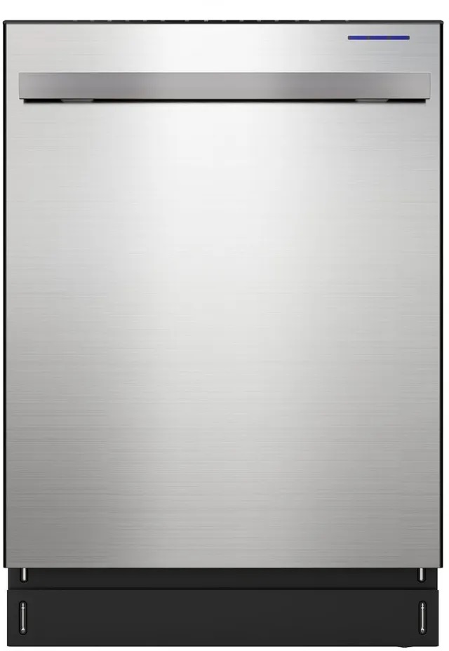 sharp steel dishwasher
