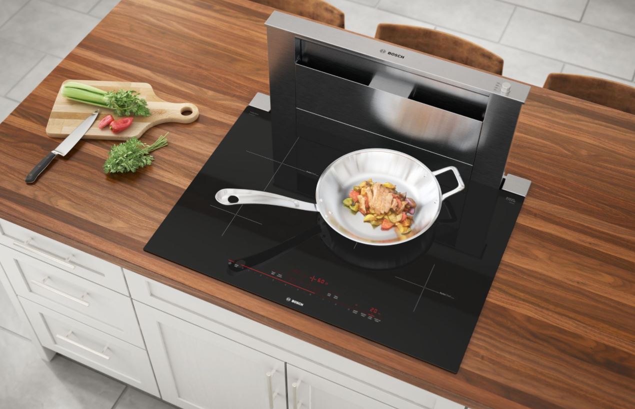 aerial view of a Bosch cooktop 