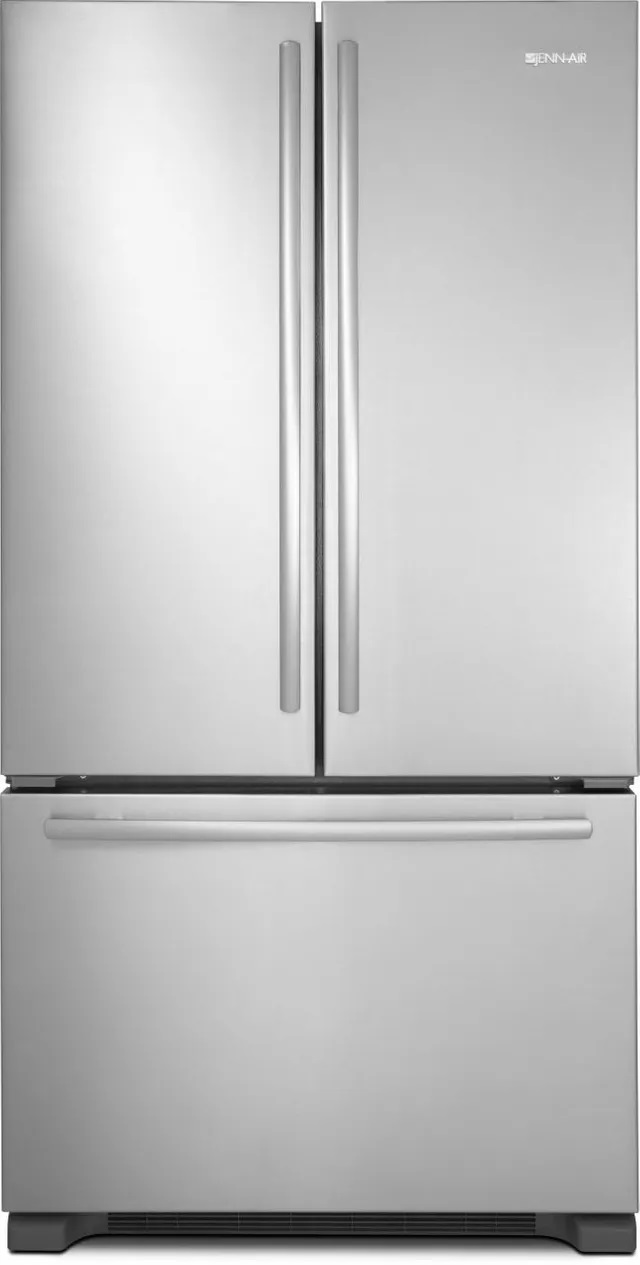 Front view of JennAir JFC2290REM counter depth refrigerator 