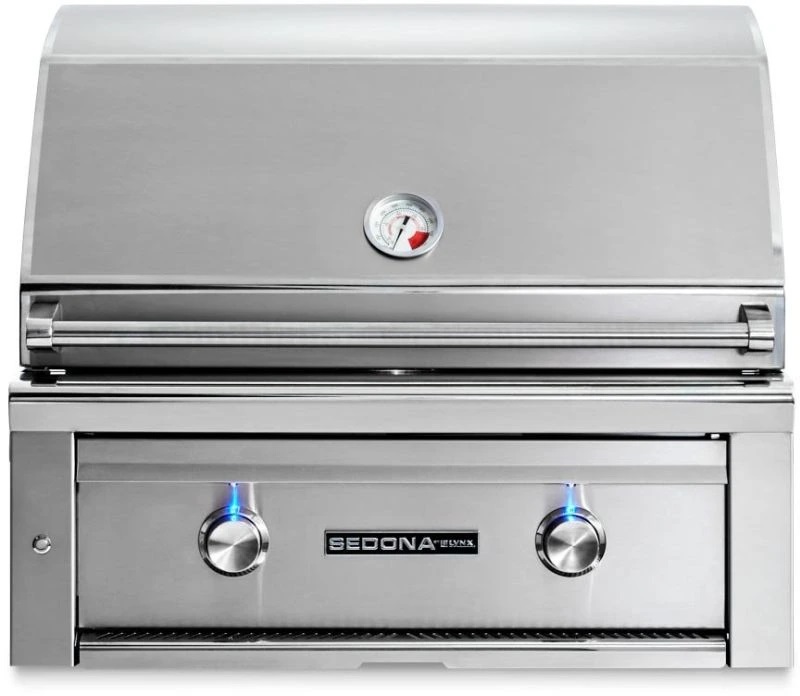Front view of Lynx Sedona 30” grill model number L500PS-LP
