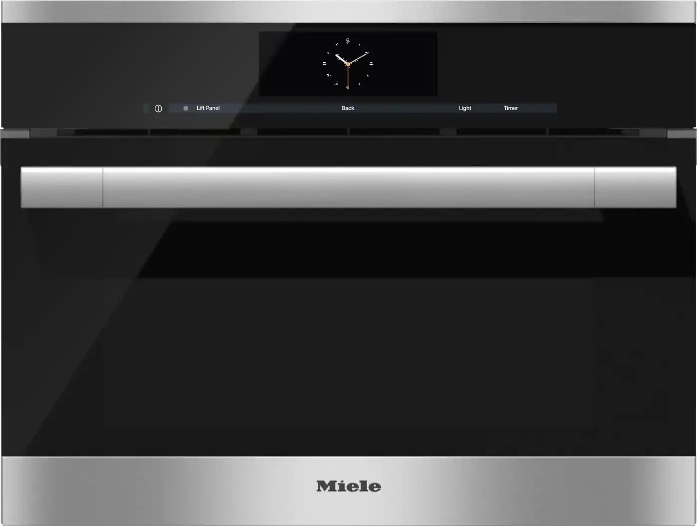 Front view of Miele 24-inch steam convection oven 