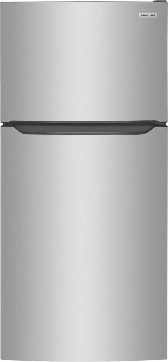 Front view of the Frigidaire FFHT1835VS top freezer refrigerator 