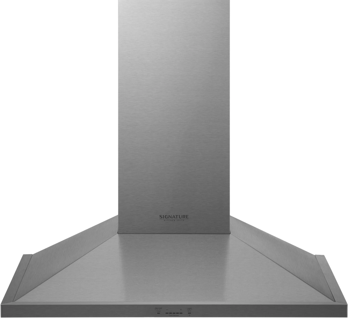 Front view of the Signature Kitchen Suite SKSCH3601S 36” wall mounted range hood 