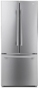 Front view of the Vitara VFFR1800ESE counter depth refrigerator 