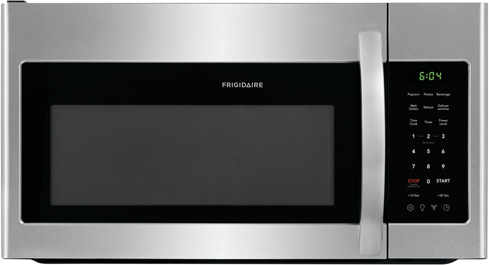 Front view of Frigidaire FFMV1846VS over the range microwave 