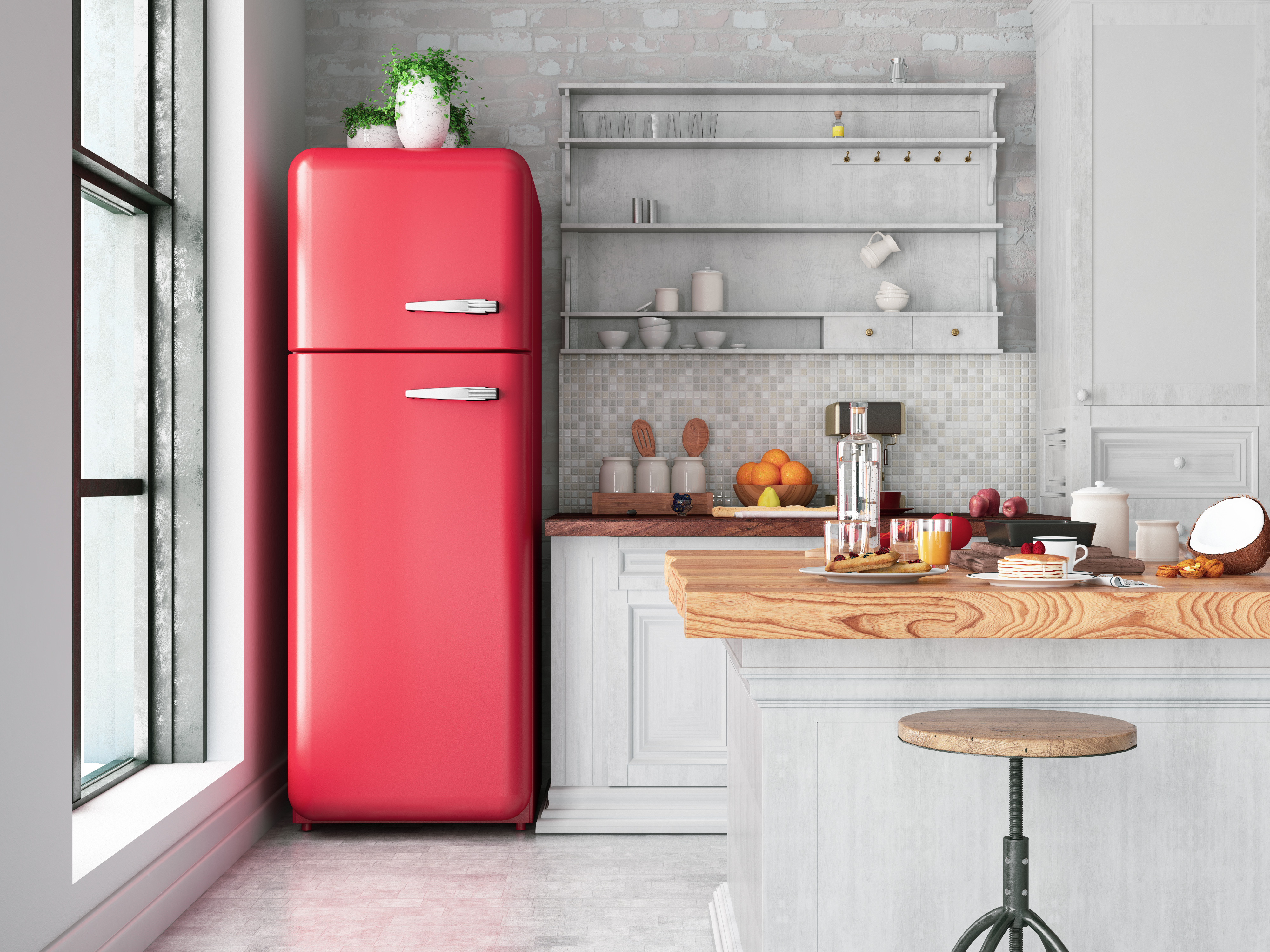 Add a Touch of Vintage Charm with These Retro Mini Fridges