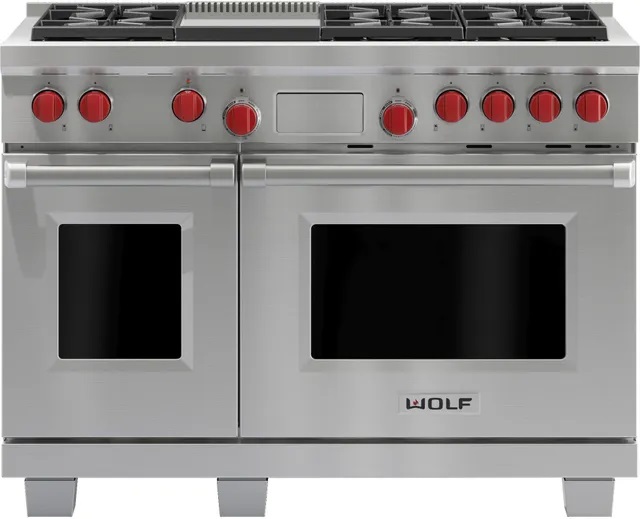 Wolf 36 in. 5.5 cu. ft. Oven Freestanding LP Gas Range with 6