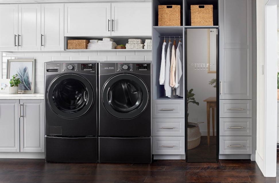 LG front load washer and dryer set