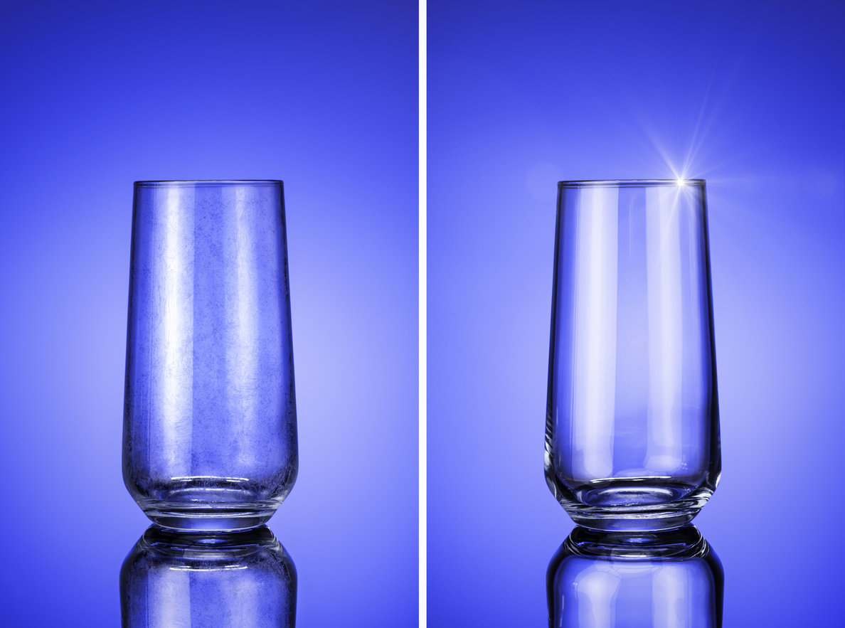 How to Remove Watermarks & Stains on Glass