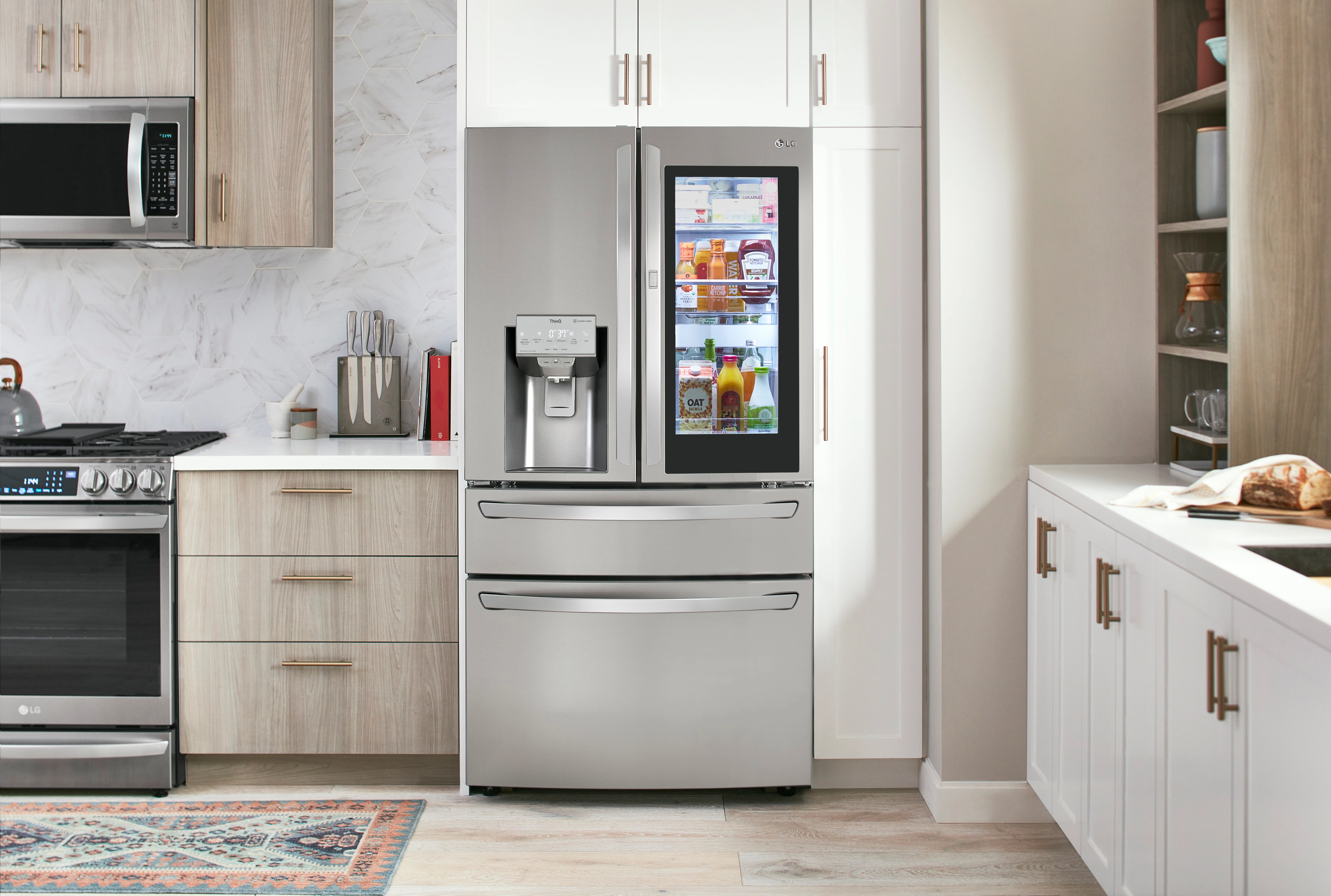 product image of LG LRMVC2306S French door refrigerator