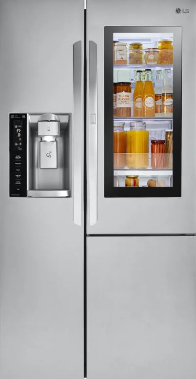 LG side by side fridge