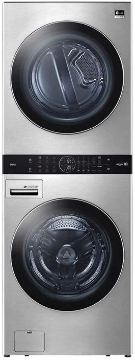 stainless steel stackable washer and dryer 