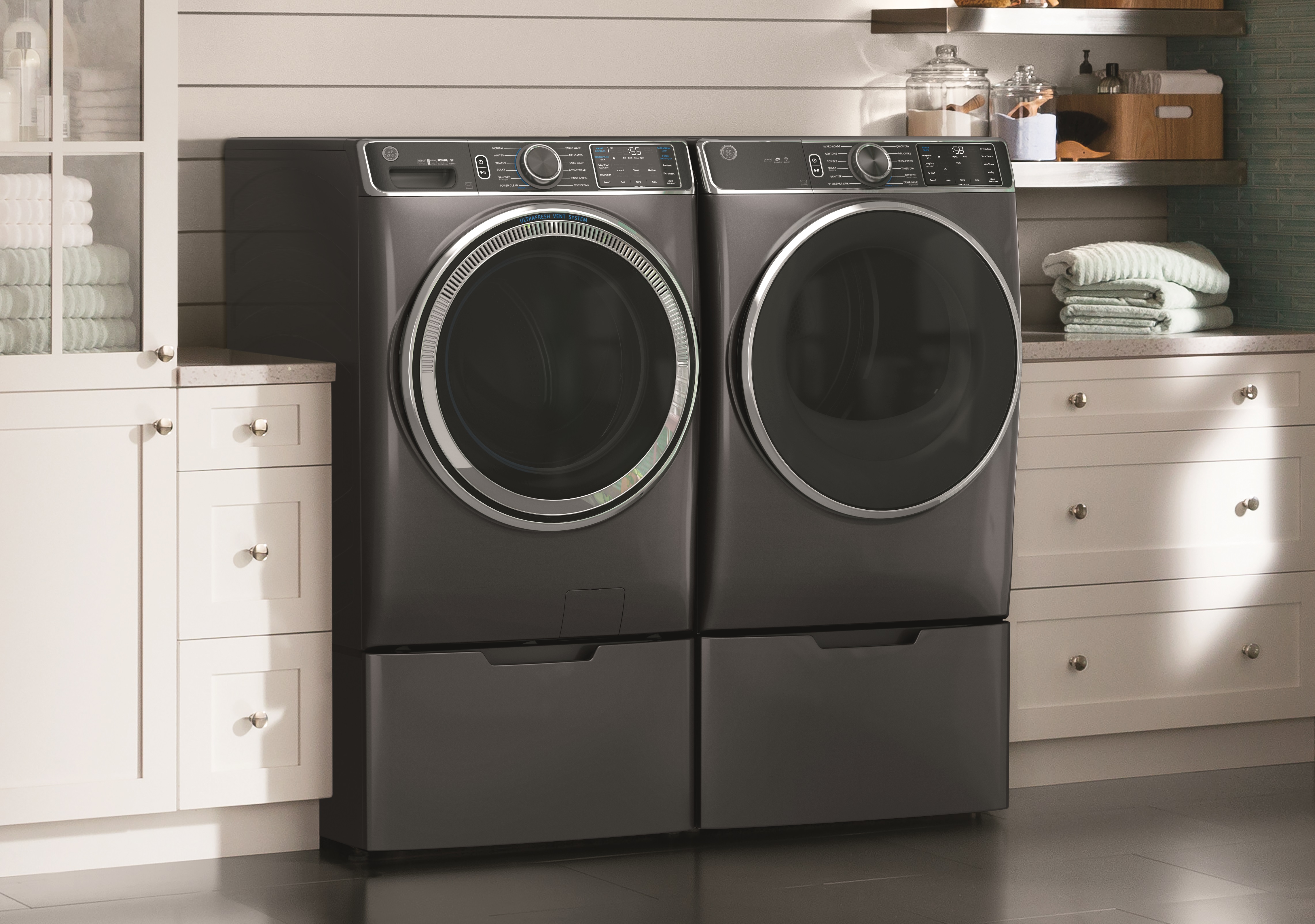 GE Profile Washer with 1 Step Wash + Dry 