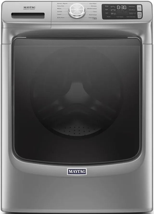 Front view of Maytag MHW6630HC front load washer 