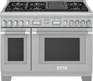 Thermador Pro Grand 48” Stainless Steel Pro Style Dual Fuel Range