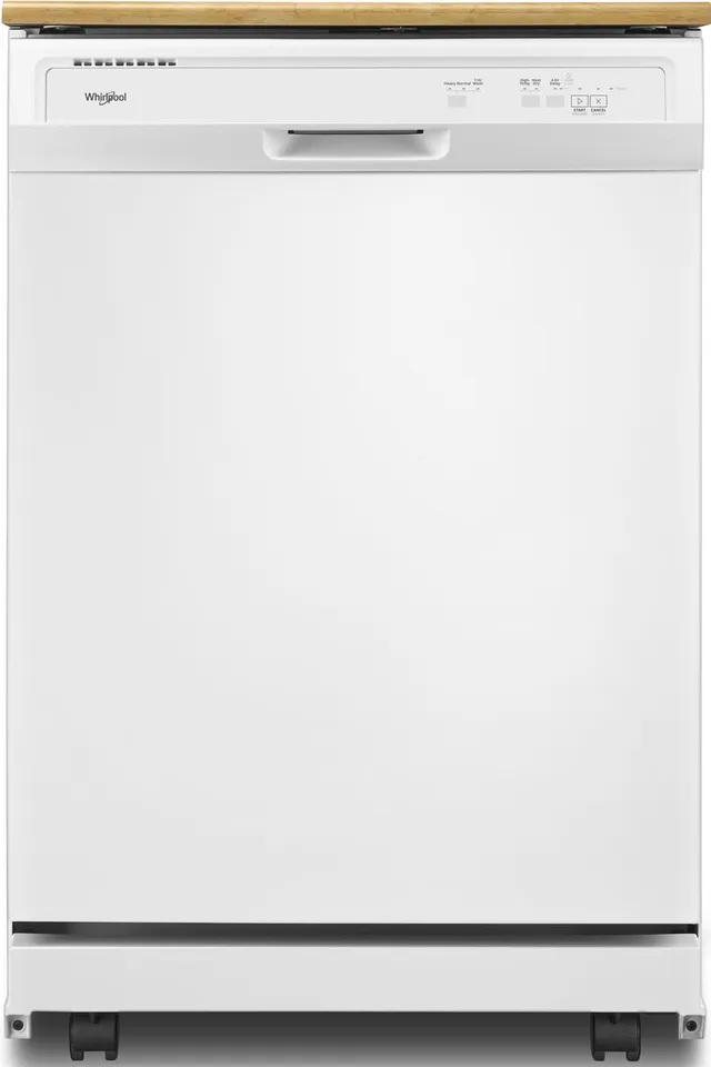 Whirlpool 24” White Portable Dishwasher