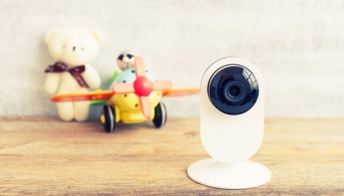 Security camera in kids room