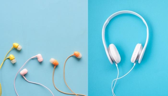 Comparing earbuds vs over-ear headphones