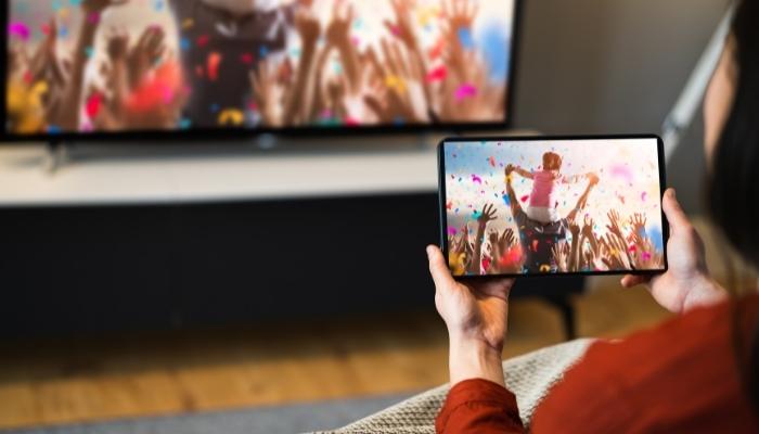 Using smart device to stream on TV