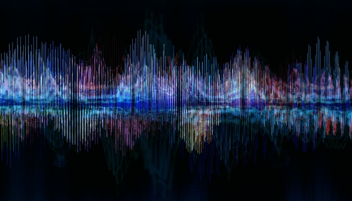 Audio waves to show the better dynamic range