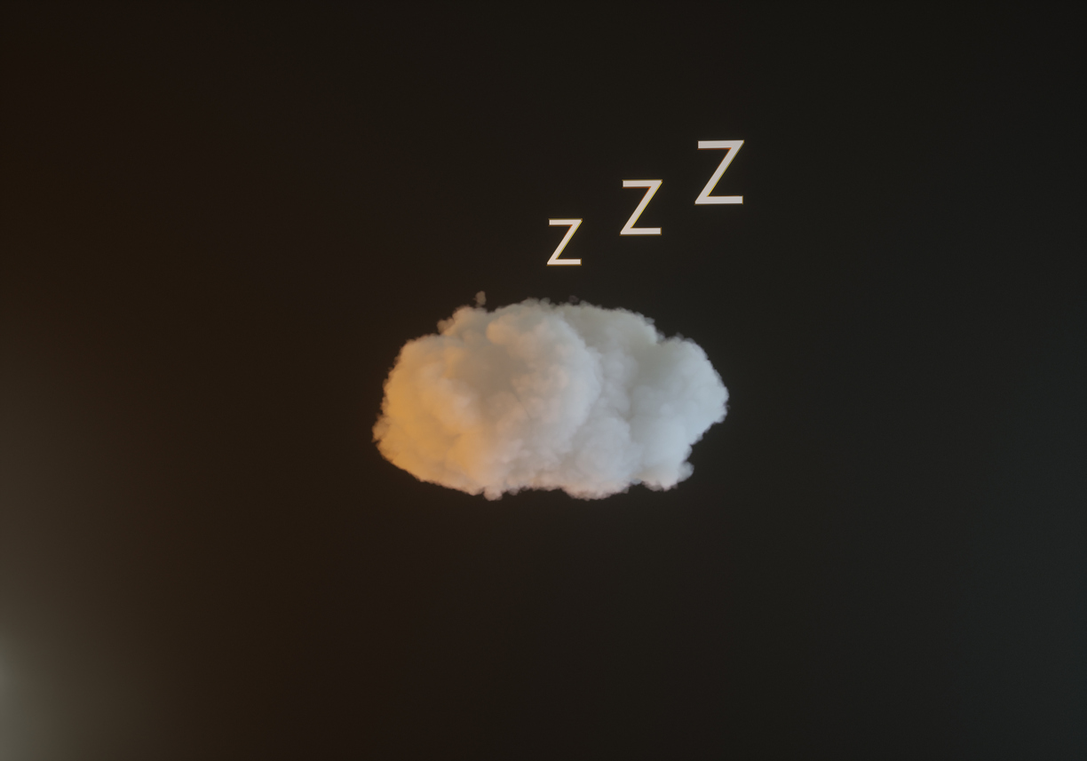 cloud with Zzz’s