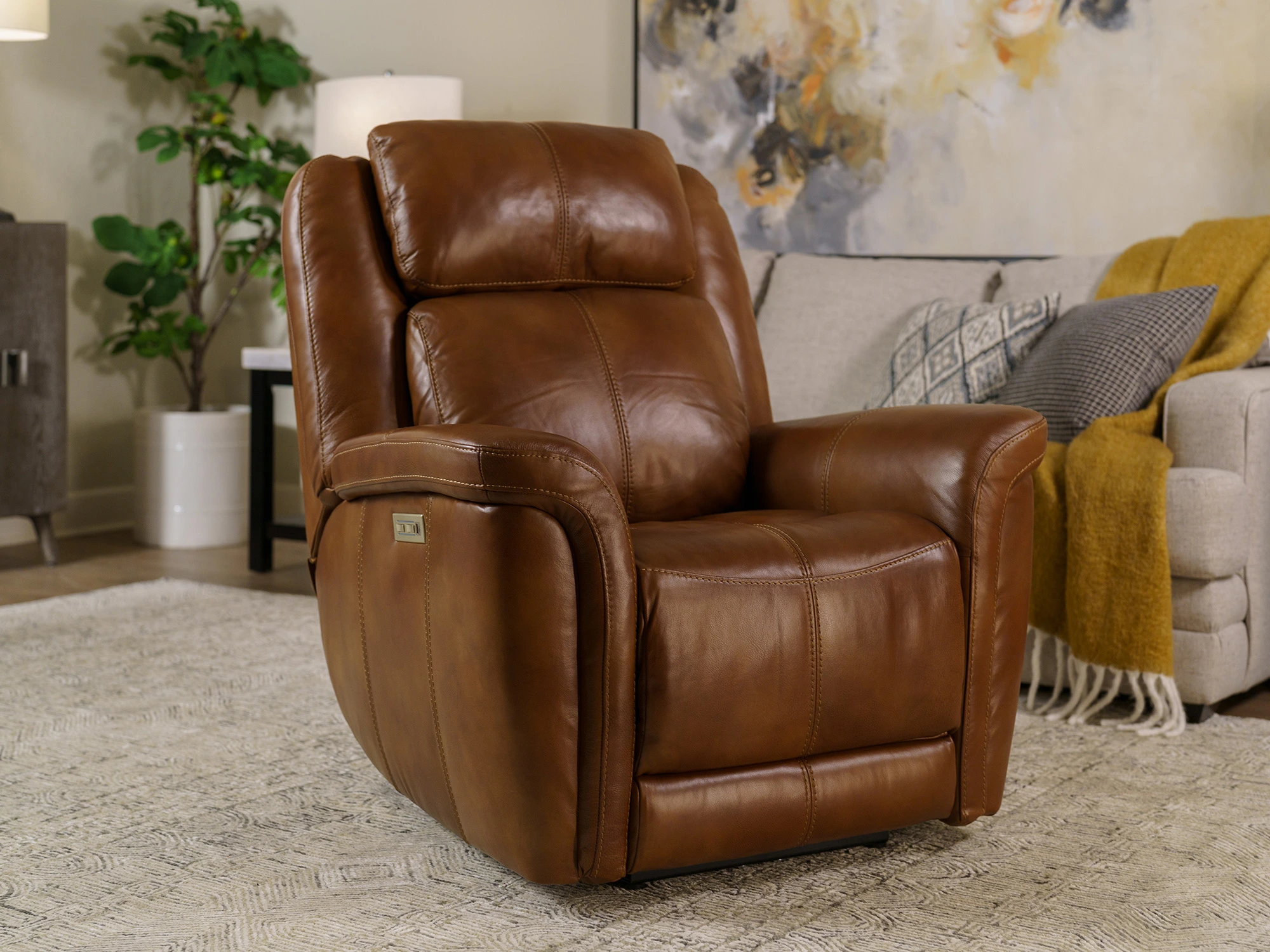 Bobs furniture electric recliner sale