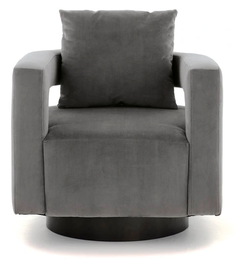 ront view of Signature Design by Ashley Alcoma swivel chair 
