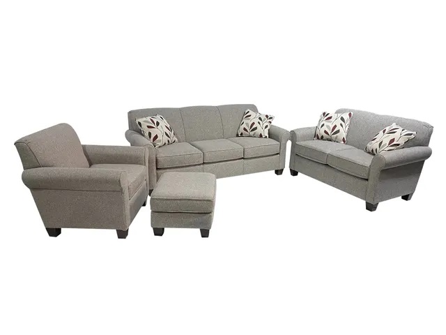Front view of England Furniture Angie 4-piece living room set 